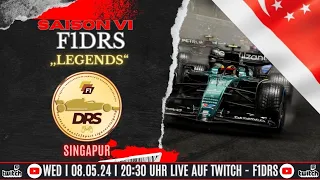 F1DRS "Legends" 13 Ligarennen Sasion Vl Großer Preis von Singapur