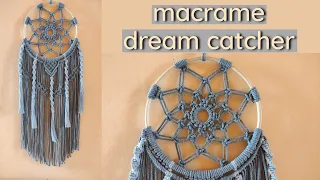 DIY Easy And Simple Macrame Dreamcatcher For Beginner | Macrame Tutorial