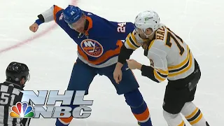 Boston Bruins, New York Islanders drop gloves twice early in Game 4 | NBC Sports