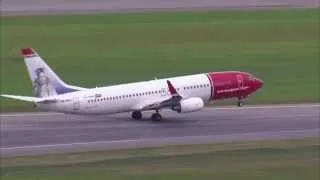 Various Norwegian aircrafts Take off/Landings in Oslo Gardermoen