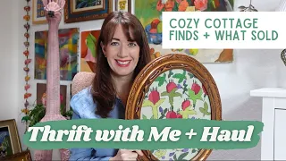 Cozy Cottage Thrift with Me | Vintage Haul | Etsy Reseller