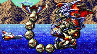 Thunder Force IV (Genesis) All Bosses (No Damage)