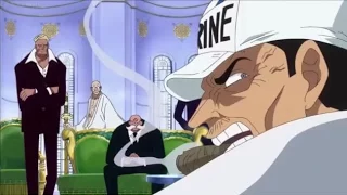 Gorosei and Akainu Learn About Doflamingo's Defeat | One Piece 736