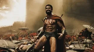 Гибель Царя Леонида и спартанцев  - "300 спартанцев" отрывок из фильма
