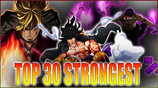 "FINALE: LUFFY IS ALREADY TOP 5?!" - One Piece TOP 30 STRONGEST DEBATE W/@KingOfLightning