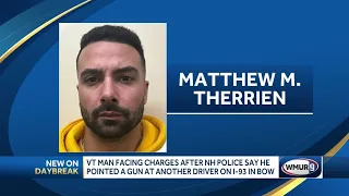 Vermont man facing charges after police say he pointed gun at another driver on I-93