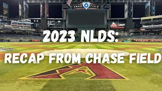 2023 NLDS: Dodgers swept by Diamondbacks; instant reaction from Chase Field