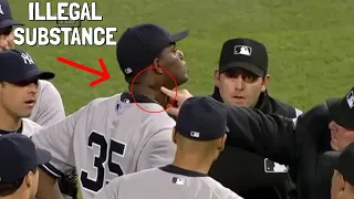 MLB Pitchers Caught Cheating