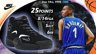 Penny Hardaway 25points VS Houston Rockets G4 1995 finals