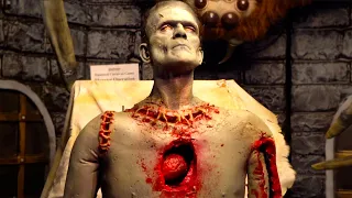 Frankenstein Halloween Horror Animatronics and Props - He's Alive!