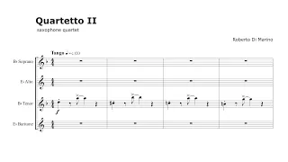 Quartetto II - Saxophone Quartet