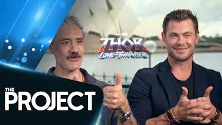 Chris Hemsworth and Taika Waititi on Thor: Love and Thunder | The Project NZ