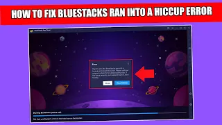 How To Fix Bluestacks Ran Into a Hiccup And Couldn't Launch | Bluestacks 5.14