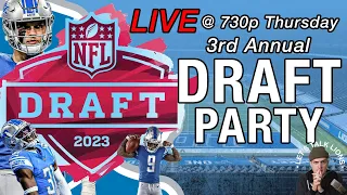 Detroit Lions 2023 NFL DRAFT LIVE STREAM