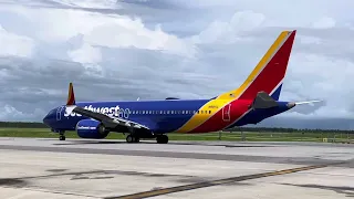 Southwest flight 864 boeing 737 MAX 8 N8811L ECP to DEN taxing