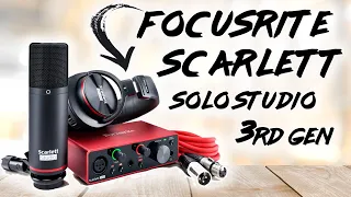 FOCUSRITE Scarlett Solo Studio 3rd Gen | Распаковка | Обзор | Демонстрация