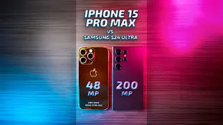 ЧЕМ АЙФОН ЛУЧШЕ САМСУНГА | iPhone 15 Pro Max vs S24 Ultra Samsung #premikum