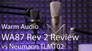 Warm Audio WA87 Rev 2 Review: vs Neumann TLM102