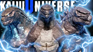 Kaiju Universe ! Godzilla 2014 Vs Godzilla 2019 Vs Godzilla 2021 Size And Roar Comparison | ROBLOX