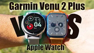 Garmin Venu 2 Plus vs Apple Watch Series 7 Real World Comparison!