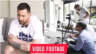 Video Footage 👉 😱 lionel messi confirms he will be joining inter miami in live interview.