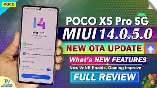 POCO X5 Pro 5g New MIUI 14.0.5.0 Update Full Features Review | Poco X5 Pro 5g New Update Features