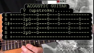 YOU CAN'T ALWAYS GET WHAT YOU WANT by the ROLLING STONES : Guitar Tablature Demo