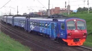 Электропоезд ЭД4М-0363 "Рэкс", станция Люберцы 1