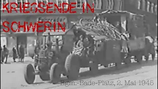 Lanz Bulldog D7506 und Wehrmacht Hanomag SS100 im Mai 1945 in Schwerin