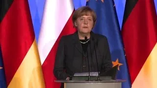 Angela Merkel says no security in Europe without Russia