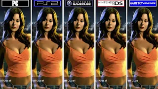 Need for Speed Underground 2  [ PC vs Ps2 vs Gamecube vs Nintendo Ds vs GBA ] Graphics Comparison