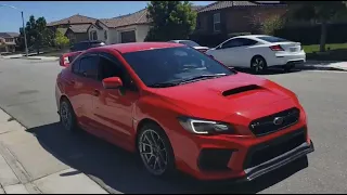 The WRX finally gets wheels! (ENKEI TSV)