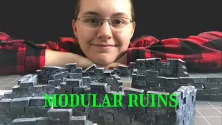 MODUALR RUINS for Frostgrave, Dungeons and Dragons, and other Tabletop Games