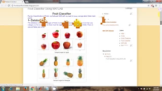 Fruit Classifier or Recognizer Using MATLAB (Color Features and ANN)