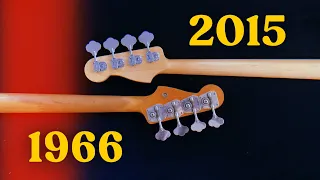 VINTAGE vs. MODERN P-Bass: 1966 vs. 2015 Precision Bass Comparison