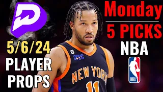 PRIZEPICKS NBA MONDAY 5/6 CORE PLAYER PROPS!! PLAYOFFS!!!