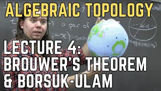 Algebraic Topology 4: Brouwer Fixed Point Theorem & Borsuk-Ulam