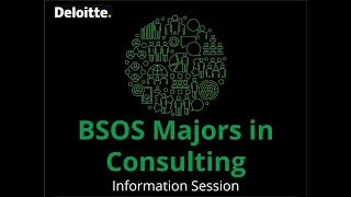 BSOS Majors in Consulting