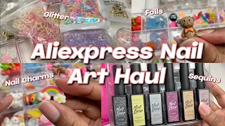 Aliexpress Nail Art Haul | Cheap Affordable Nail Art |  Cute Kawaii Charms & Nail Decorations