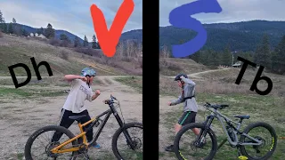 we are testing downhill vs. trail which ones better?