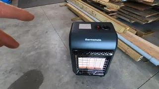 Thermomate 18,000 BTU Portable LP Gas Heater | Efficient Heating with 3 Power Settings