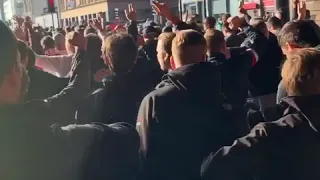 Feyenoord fans in Glasgow 19-09-2019