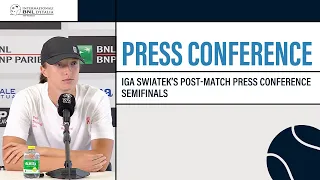 Iga Swiatek | Post-match Press Conference Semifinals #IBI24