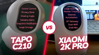 COMPARISON: Tapo C210 vs. Mi 2k Pro Cameras | Best Features Breakdown