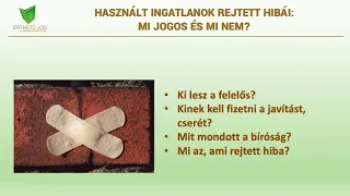 A használt ingatlanok rejtett hibái: mi jogos és mi nem?