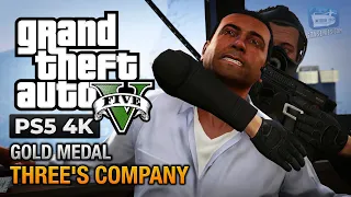 GTA 5 PS5 - Mission #26 - Three's Company [Gold Medal Guide - 4K 60fps]