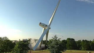 Mystic Lake Wind Turbine – Controlled Demolition, Inc.