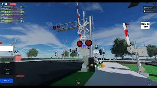 Showing A Build In Roblox (Build A Railroad Crossing X)