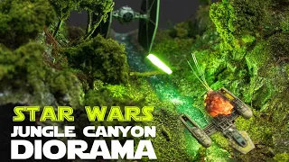 I Made a STAR WARS Jungle Canyon Diorama!
