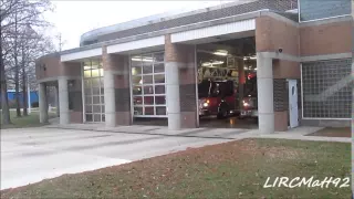 Columbus fire station responding to a fire Alarm at East Cloumbus high school